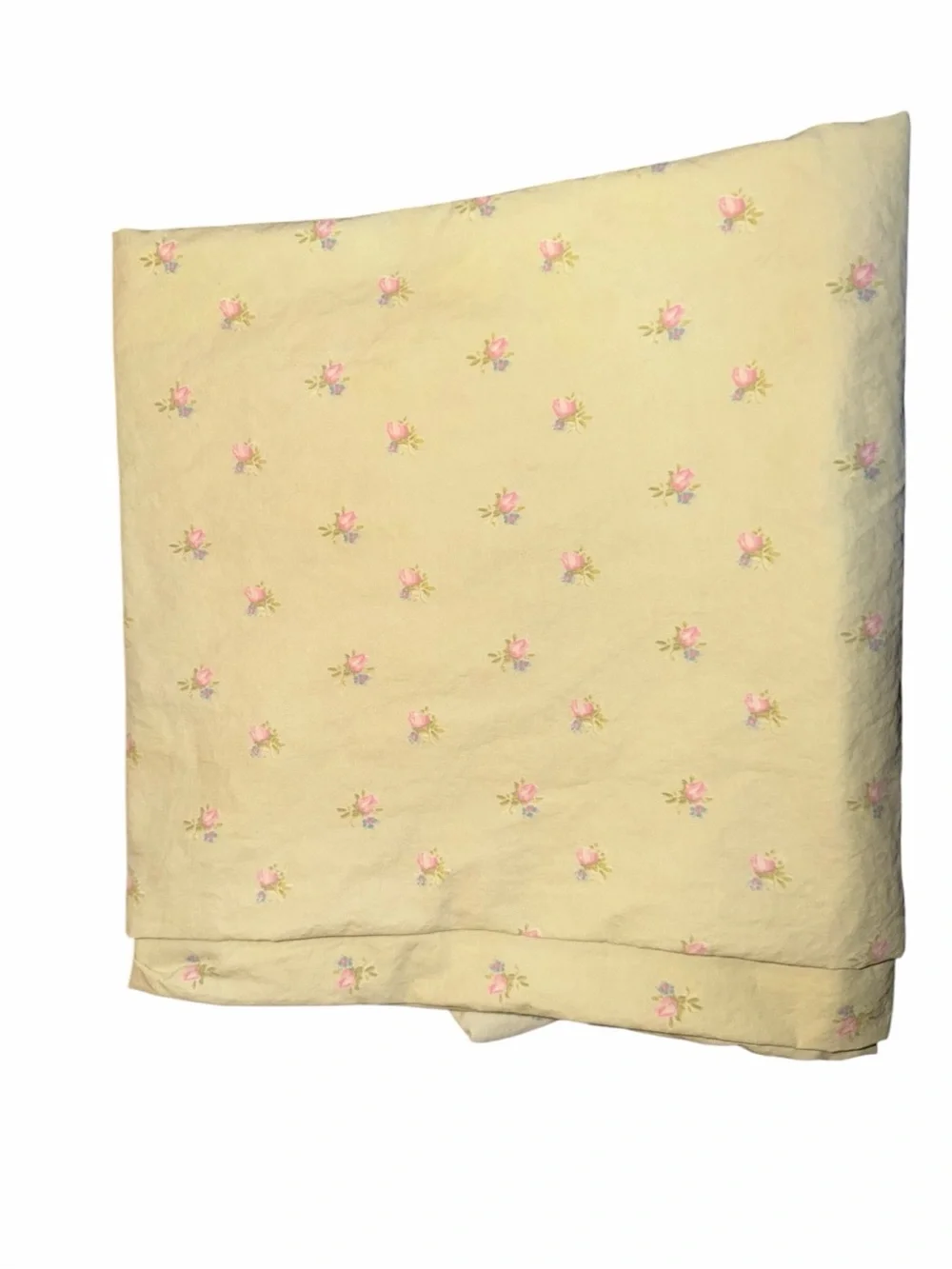 Simply Shabby Chic Green King Size Pillowcases with Pink Floral Print